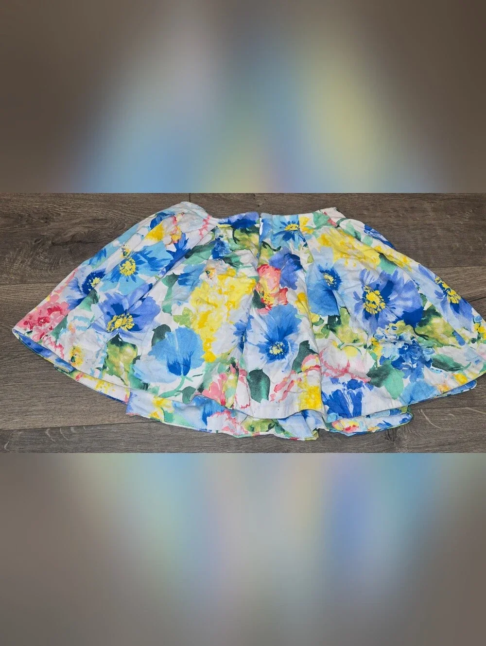 Ralph Lauren Multicolor Floral A-Line Girls Skirt Size 5